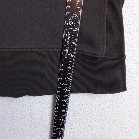 Zyia Active Hoodie Women's Large Black Hooded Sweatshirt Jacket Full Zip Long - Picture 9 of 11